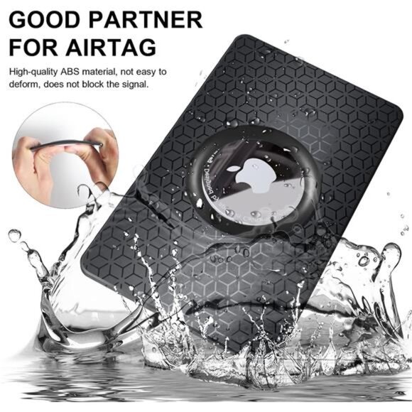 4 Pack Wallet Airtag Holder, Ultra Thin Airtag Wallet Card, Light Airtag Holder - Picture 5 of 7